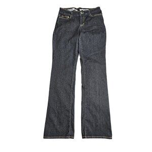DKNY Jeans Madison Jean Womens 8 Dark Wash Stretch‎ Denim Straight Leg Pants